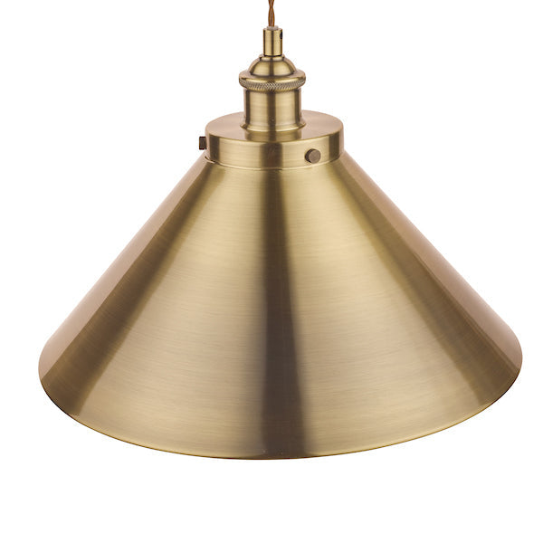 Laura Ashley Rufus Sospensione Singola Ottone Antico