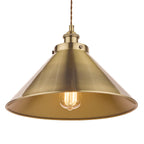 Laura Ashley Rufus Sospensione Singola Ottone Antico