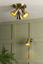 Laura Ashley Rufus Singolo Spotlight Ottone Anticato