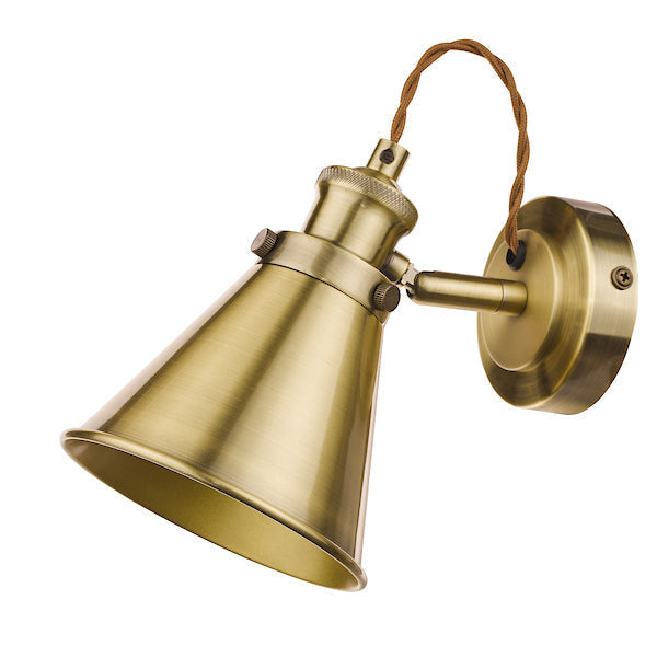 Laura Ashley Rufus Singolo Spotlight Ottone Anticato