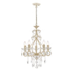 Lampadario Laura Ashley Shamley a 5 luci Bianco Opaco