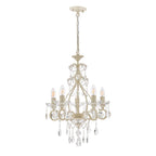 Lampadario Laura Ashley Shamley a 5 luci Bianco Opaco