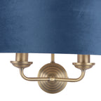 Applique Laura Ashley Sorrento Ottone Antico & Velluto Blu