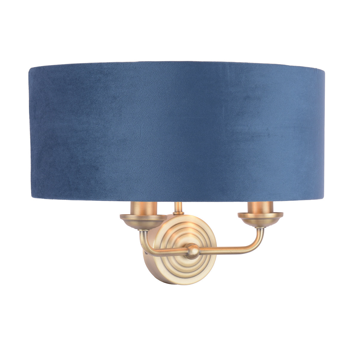 Applique Laura Ashley Sorrento Ottone Antico & Velluto Blu