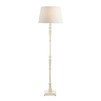 Lampada da Terra in Legno Laura Ashley Tate con Base Bianco Invecchiato