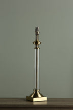 Lampada da tavolo a candeliere in vetro Laura Ashley Winston Ottone Antico