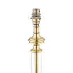 Lampada da tavolo a candeliere in vetro Laura Ashley Winston Ottone Antico