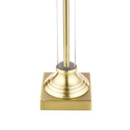 Lampada da tavolo a candeliere in vetro Laura Ashley Winston Ottone Antico