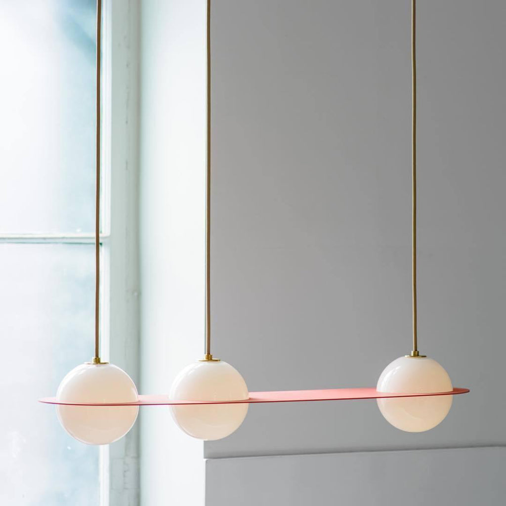 Lampada a sospensione in vetro nero Selan