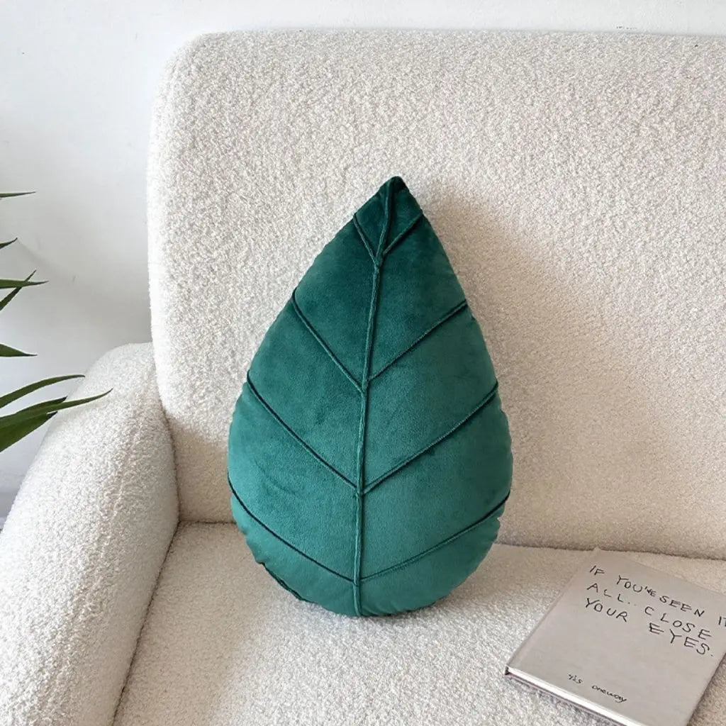 Cuscino a Foglia con Venature