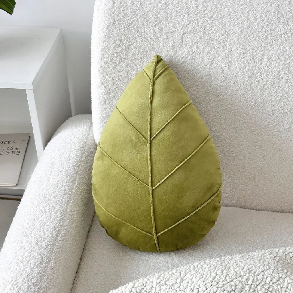 Cuscino a Foglia con Venature