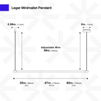 Pendente Minimalista Leger