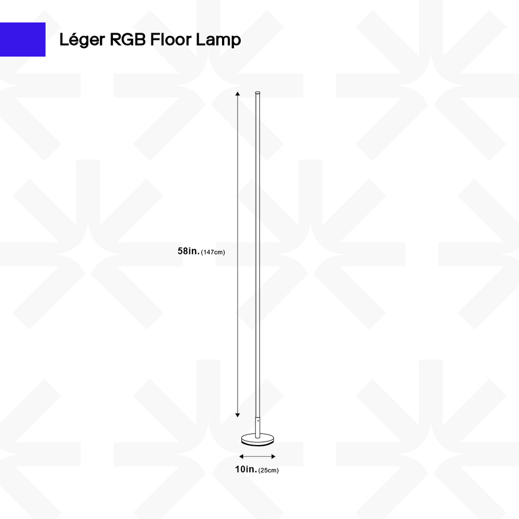 Lampada da Terra RGB Léger