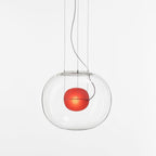 Leitvia Lampada a sospensione – Vetro – Trasparente – Ø30 cm – Moderna