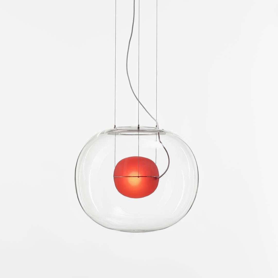 Leitvia Lampada a sospensione – Vetro – Trasparente – Ø30 cm – Moderna