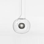 Leitvia Lampada a sospensione – Vetro – Trasparente – Ø30 cm – Moderna