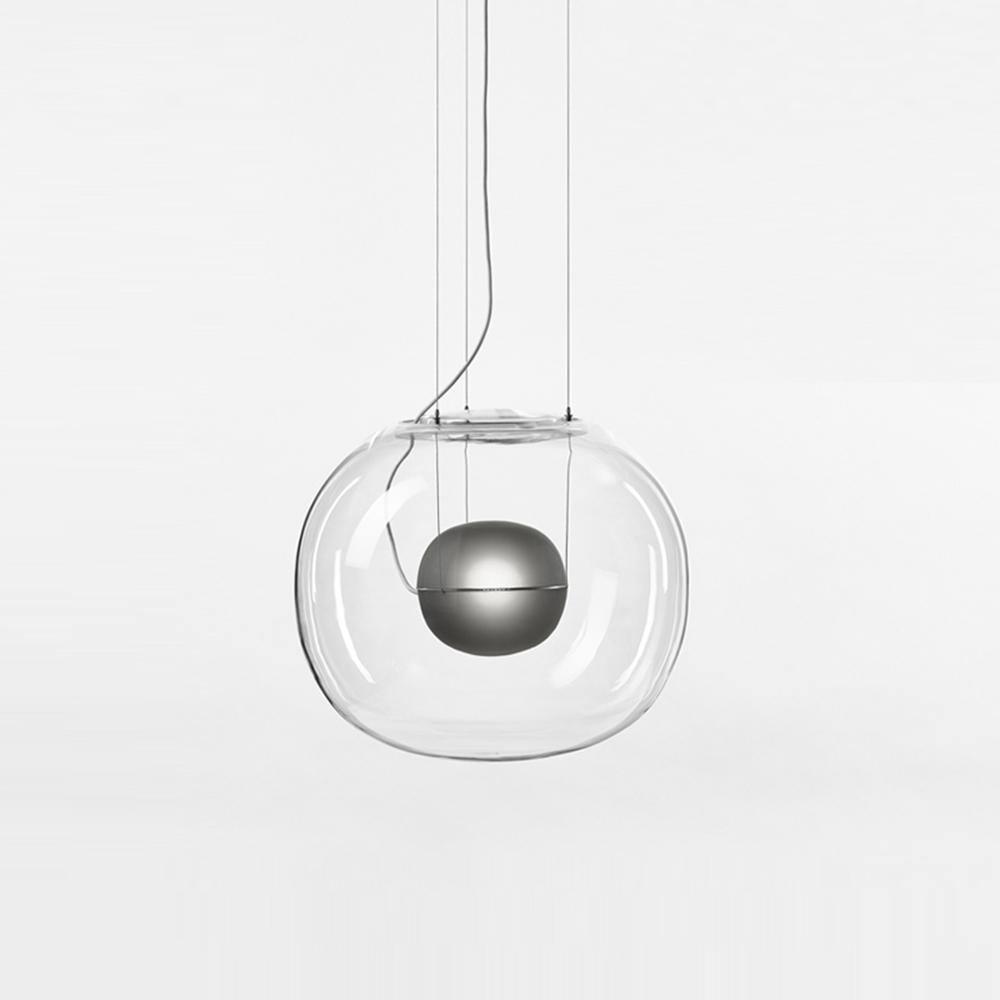Leitvia Lampada a sospensione – Vetro – Trasparente – Ø30 cm – Moderna