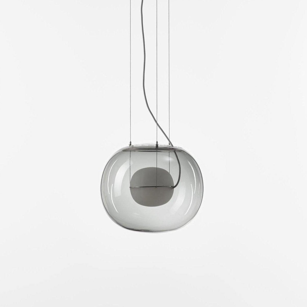 Leitvia Lampada a sospensione – Vetro – Trasparente – Ø30 cm – Moderna
