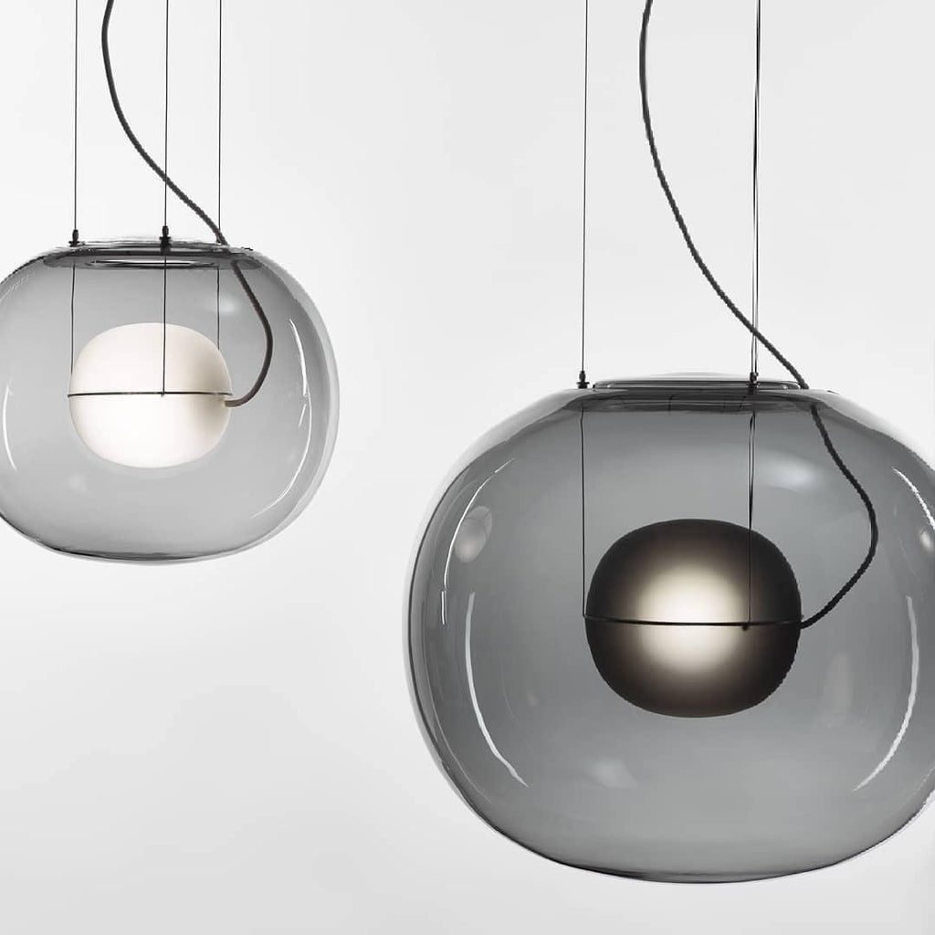 Leitvia Lampada a sospensione – Vetro – Trasparente – Ø30 cm – Moderna