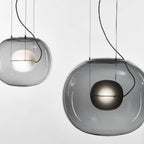 Leitvia Lampada a sospensione – Vetro – Trasparente – Ø30 cm – Moderna