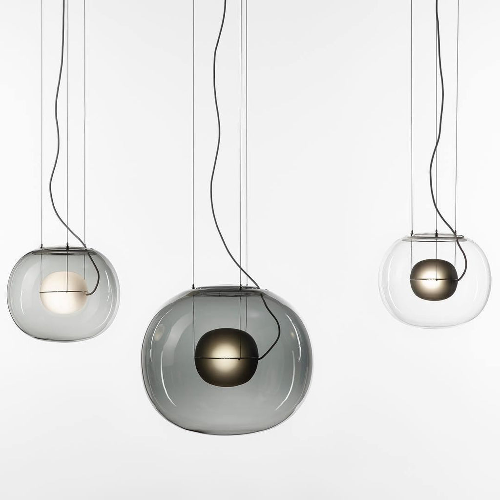 Leitvia Lampada a sospensione – Vetro – Trasparente – Ø30 cm – Moderna