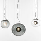 Leitvia Lampada a sospensione – Vetro – Trasparente – Ø30 cm – Moderna