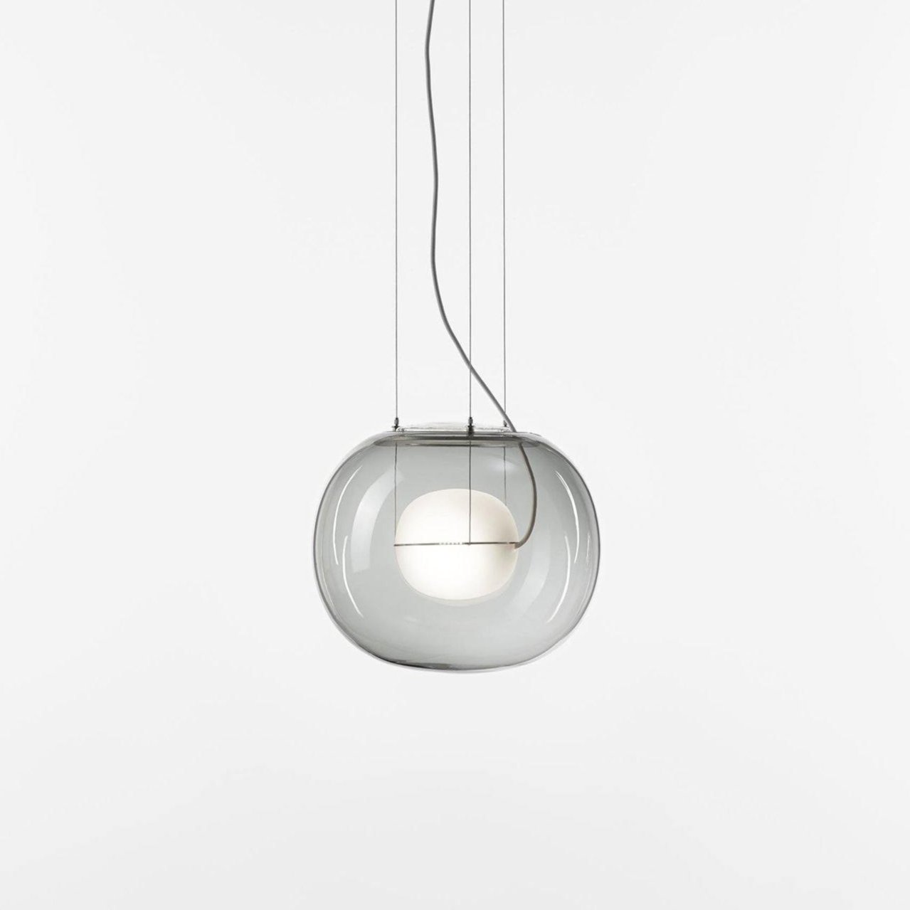 Leitvia Lampada a sospensione – Vetro – Trasparente – Ø30 cm – Moderna