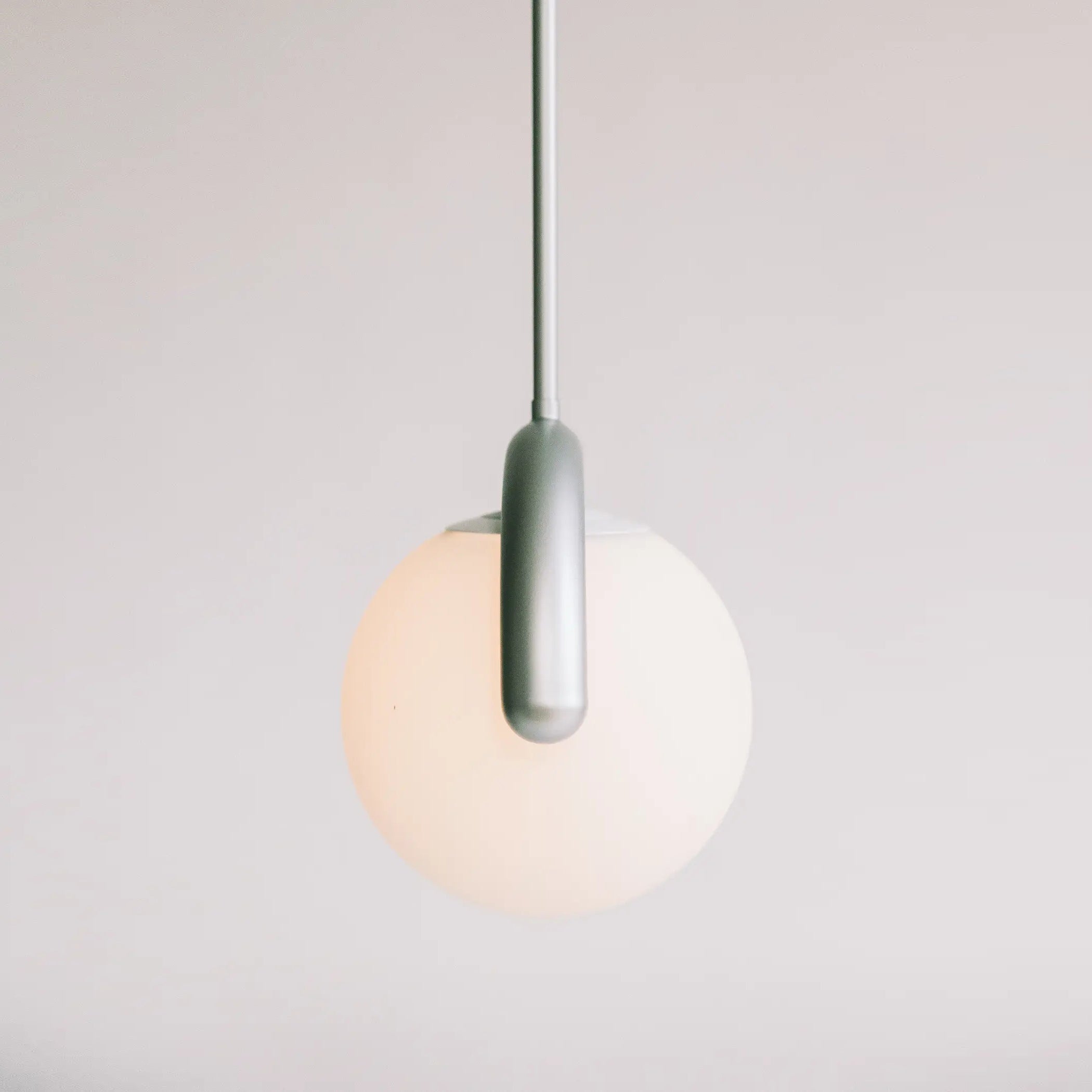 Lampadario Lineare Uveta Rosso&Argento