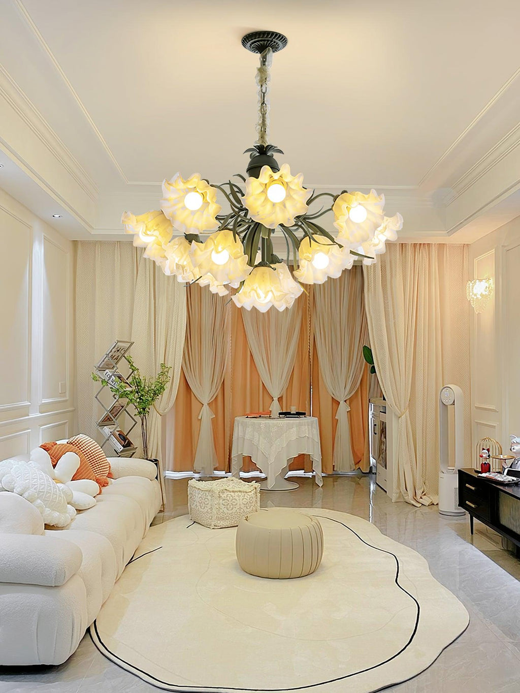 Lampadario Fiore di Mughetto