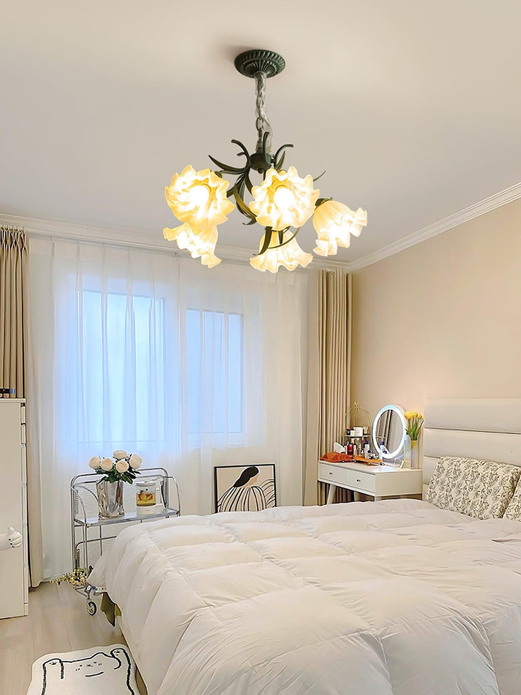 Lampadario Fiore di Mughetto