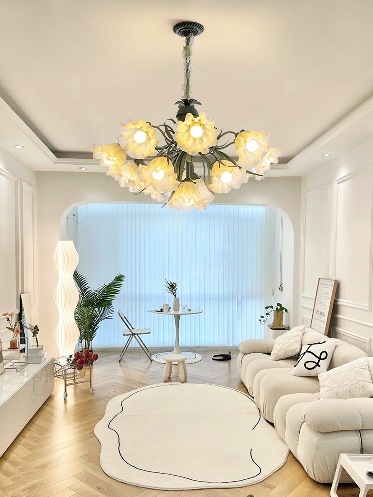 Lampadario Fiore di Mughetto
