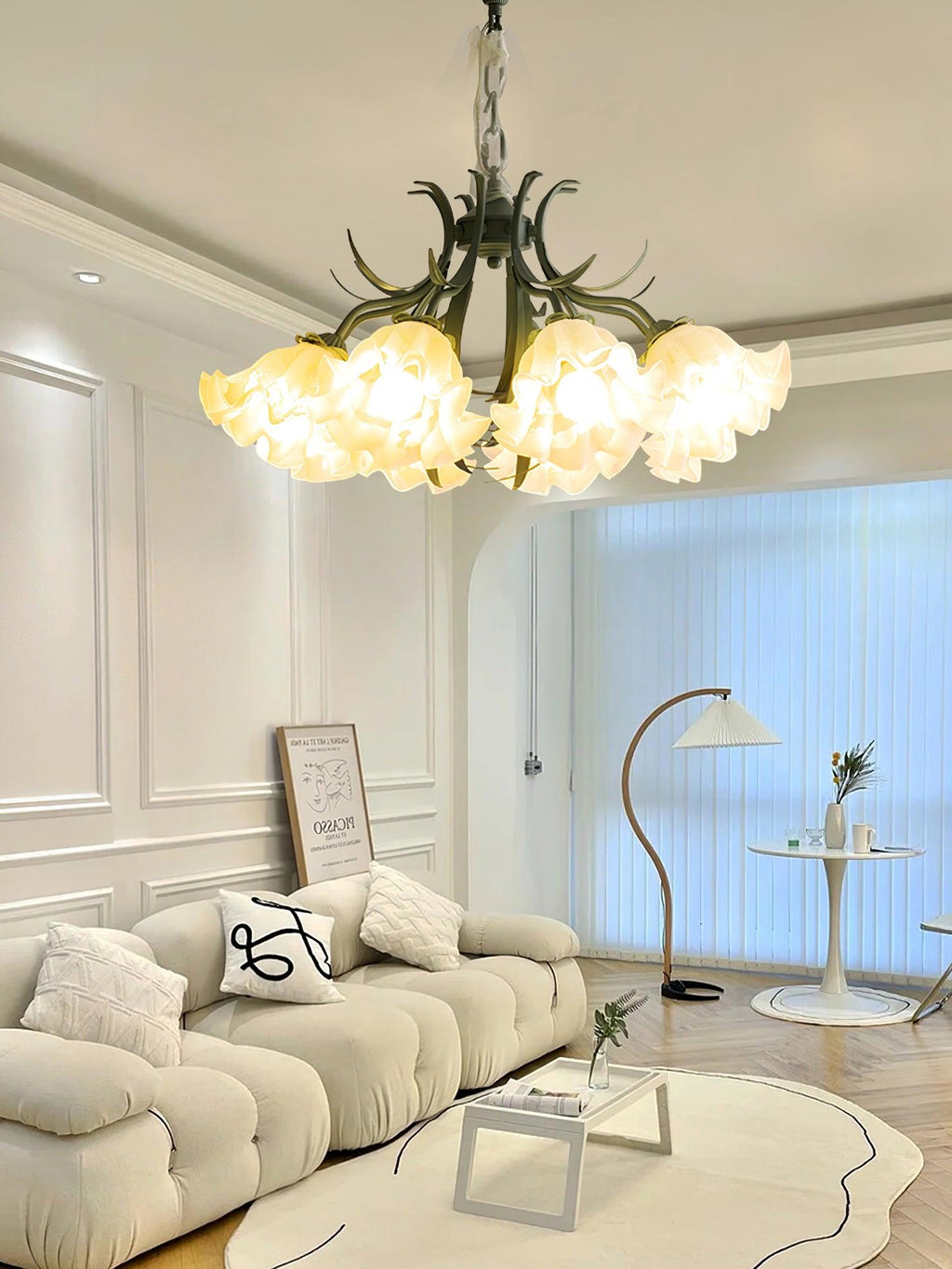 Lampadario Fiore di Mughetto