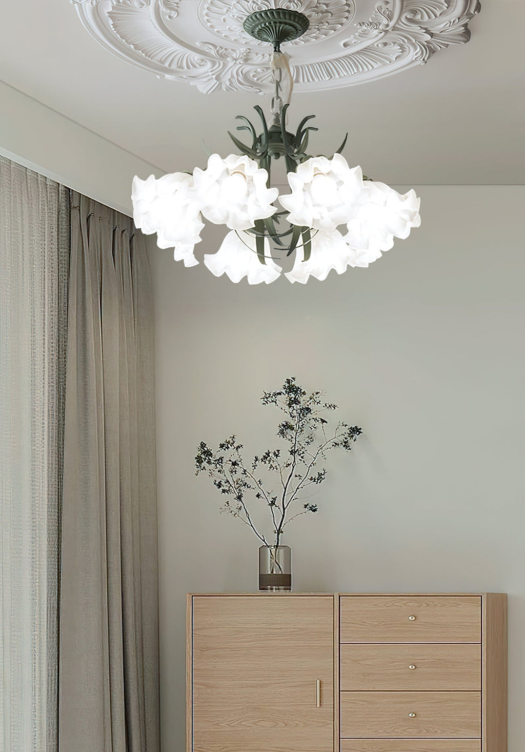 Lampadario Fiore di Mughetto
