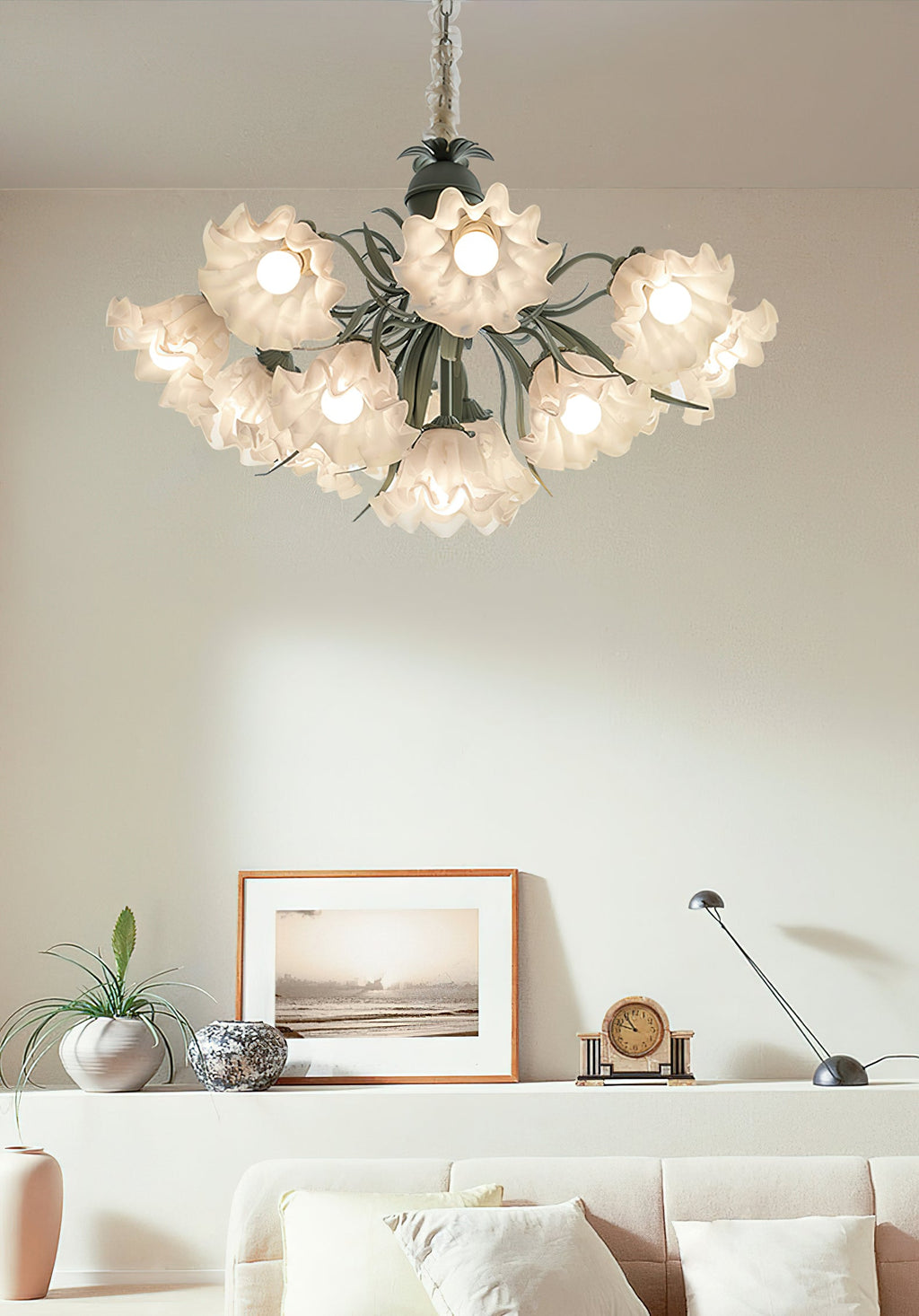 Lampadario Fiore di Mughetto
