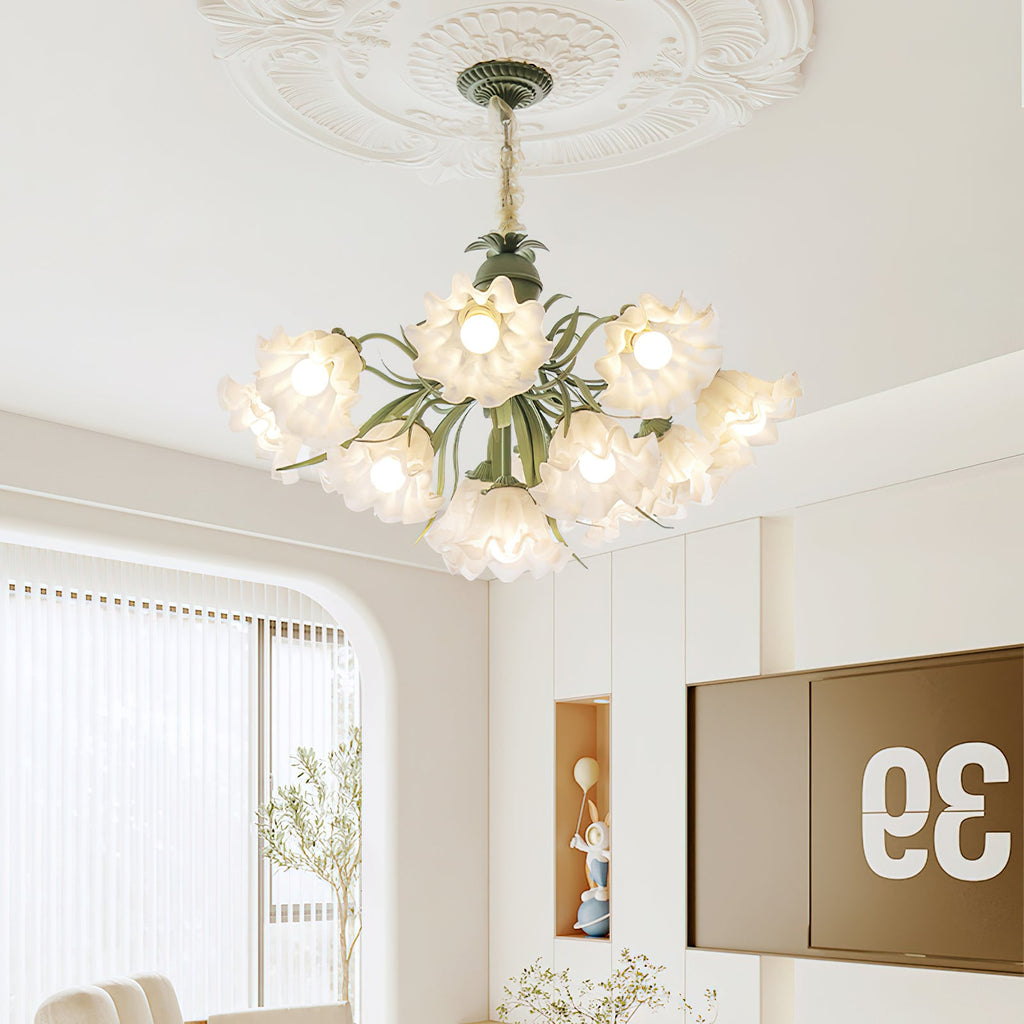 Lampadario Fiore di Mughetto