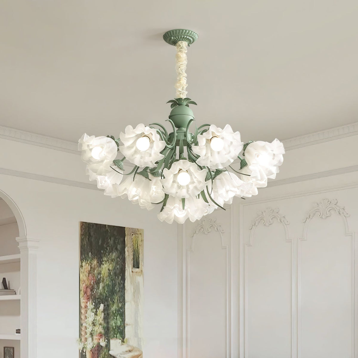 Lampadario Fiore di Mughetto