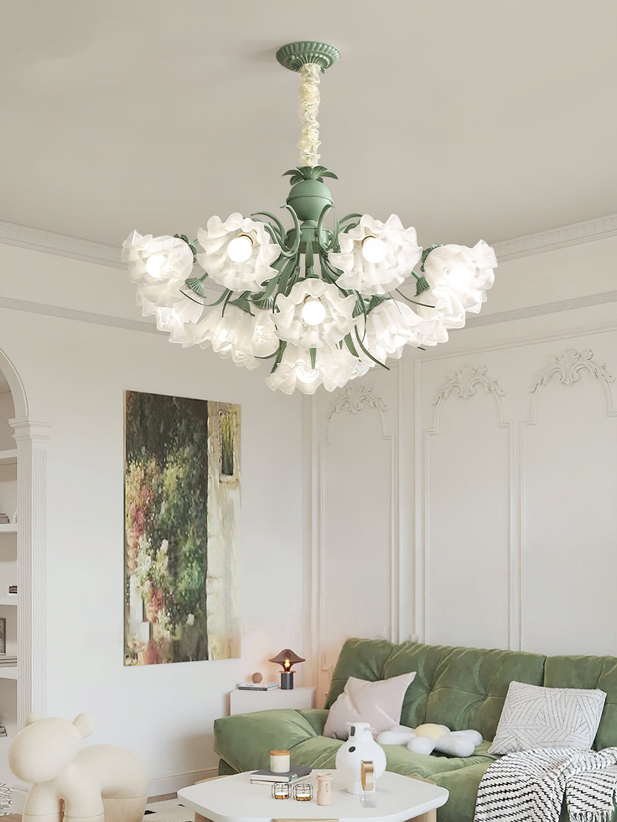 Lampadario Fiore di Mughetto