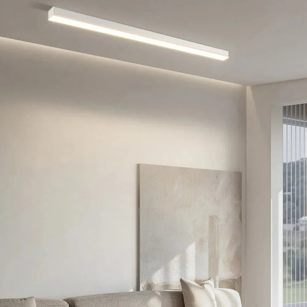 Lampada a sospensione/da incasso LED Lineare - Tri-Colore Regolabile