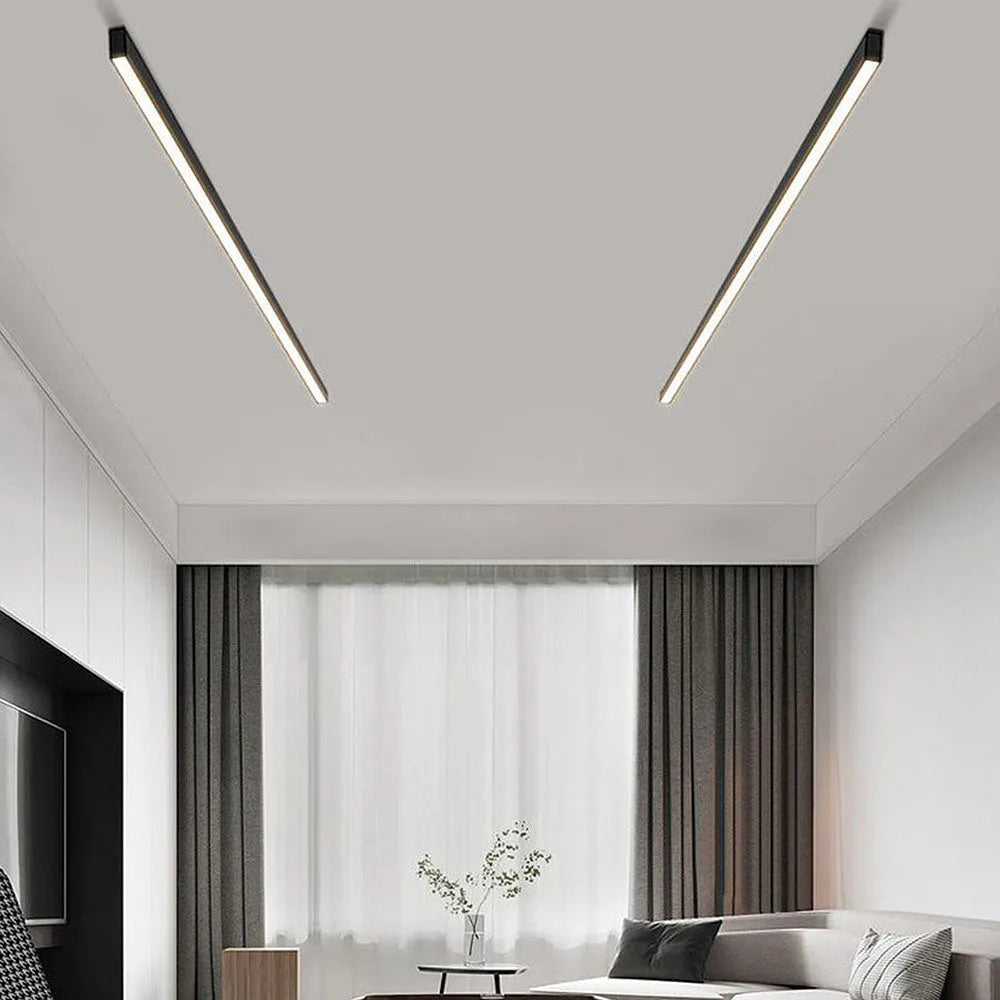 Lampada a sospensione/da incasso LED Lineare - Tri-Colore Regolabile