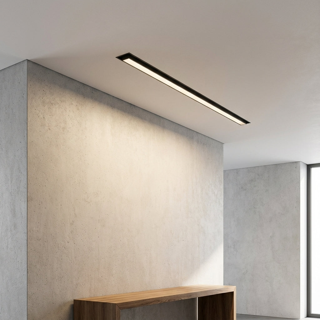 Lampada a sospensione/da incasso LED Lineare - Tri-Colore Regolabile