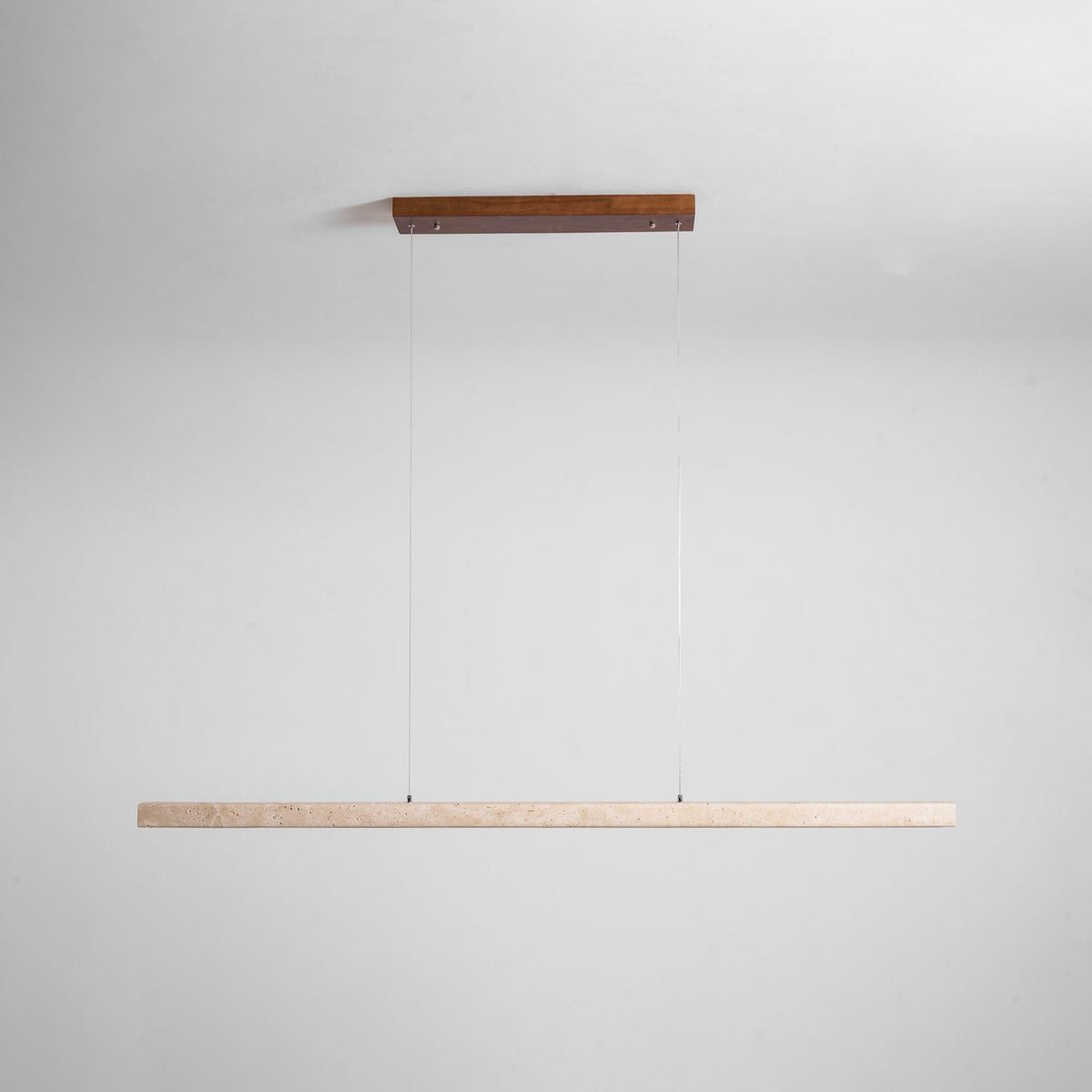 Lampada a Sospensione in Travertino Lineare