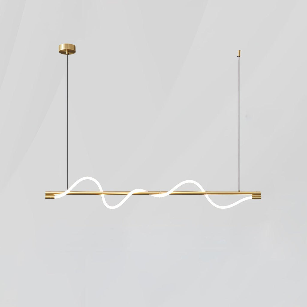 Pulse Minimalista Ottone Lampada a Sospensione