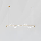 Pulse Minimalista Ottone Lampada a Sospensione