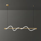 Pulse Minimalista Ottone Lampada a Sospensione