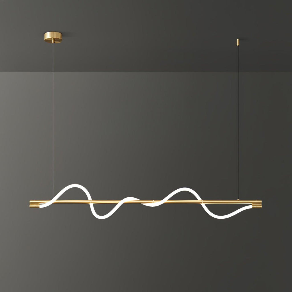 Pulse Minimalista Ottone Lampada a Sospensione
