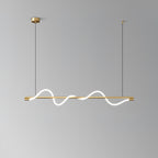 Pulse Minimalista Ottone Lampada a Sospensione
