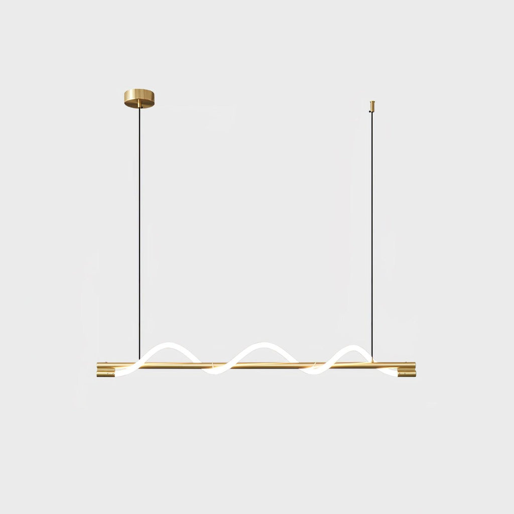 Pulse Minimalista Ottone Lampada a Sospensione
