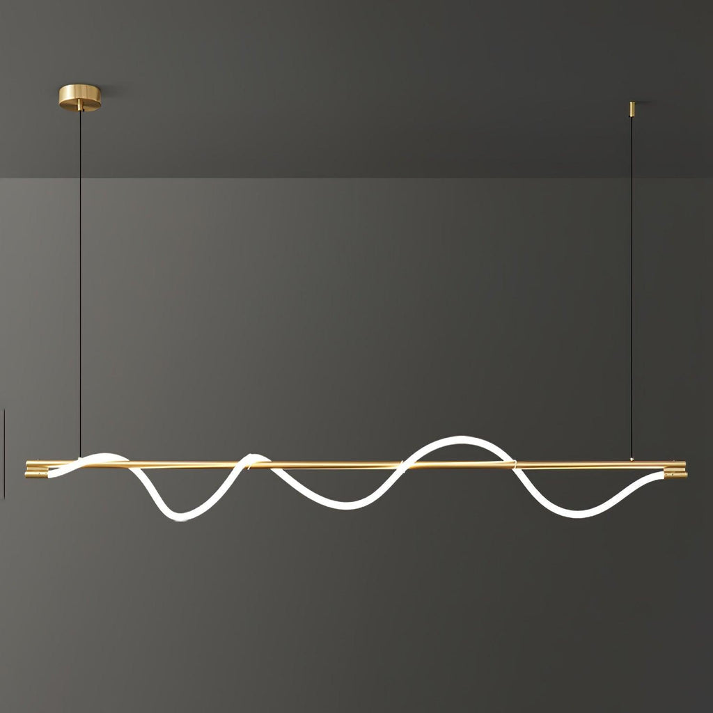Pulse Minimalista Ottone Lampada a Sospensione