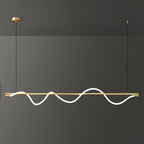 Pulse Minimalista Ottone Lampada a Sospensione