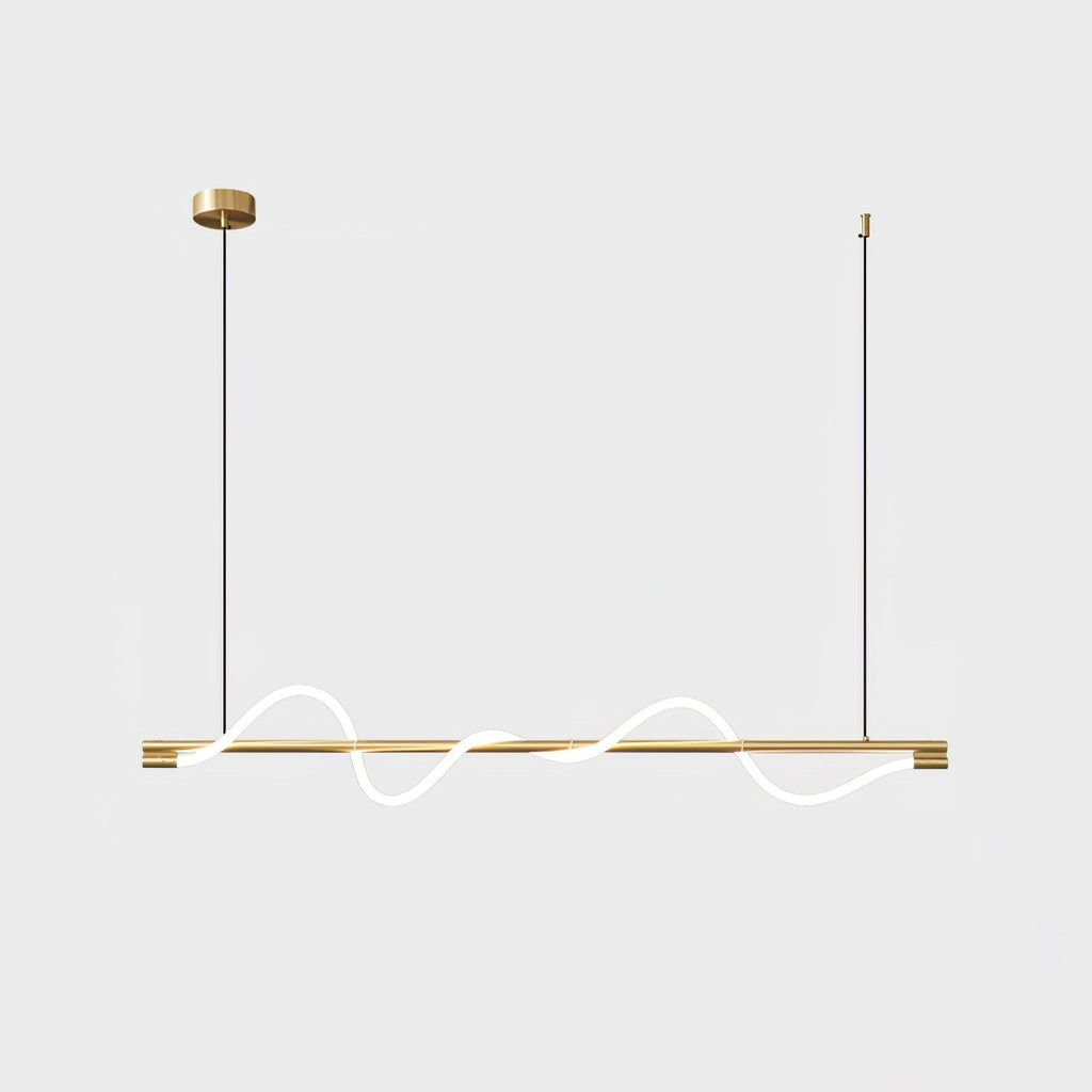 Pulse Minimalista Ottone Lampada a Sospensione
